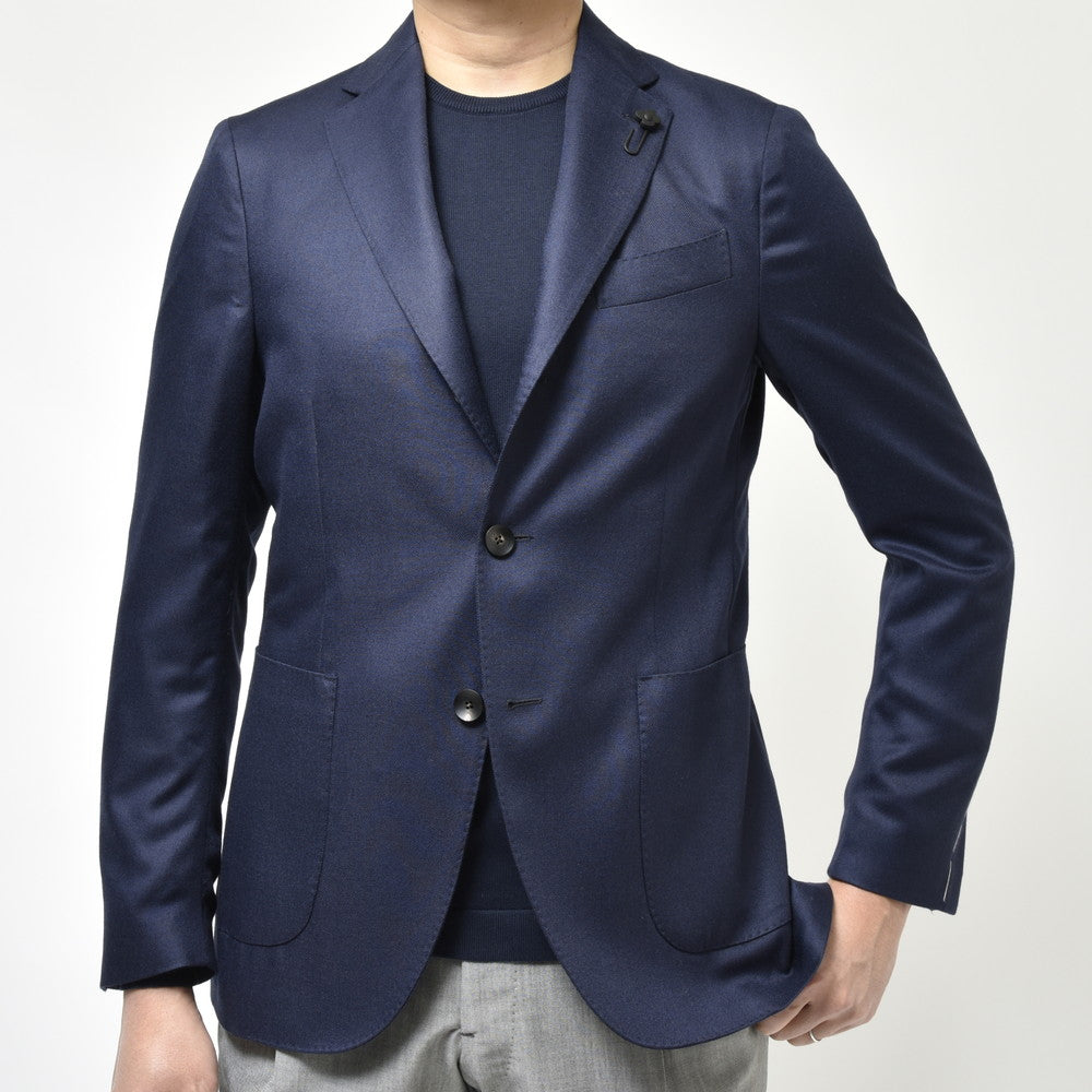 LARDINI（ラルディーニ） ADVANCEアドヴァンス カシミアウールシルクギャバジン3Bジャケット JZ6000AQ69/EQSK62529