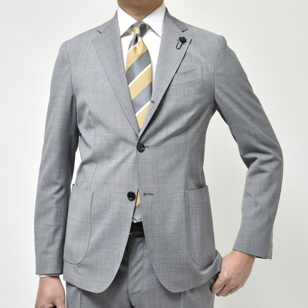 LARDINI（ラルディーニ） EASY WEARイージーウェア テクノウールトロピカル3B1プリーツスーツ JZ091AQ/EQEL62702