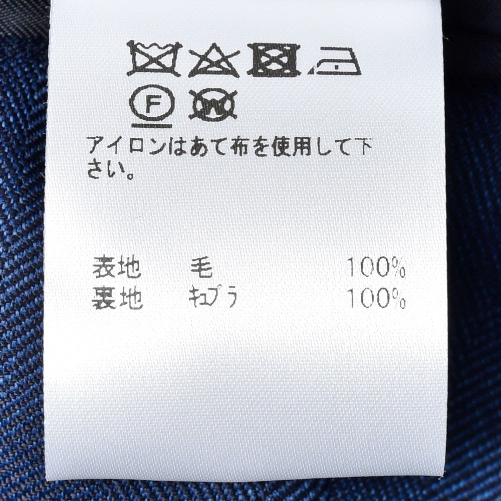 Belvest（ベルベスト） ウールヘリンボーン6B1プリーツダブルスーツ A70310S-23879