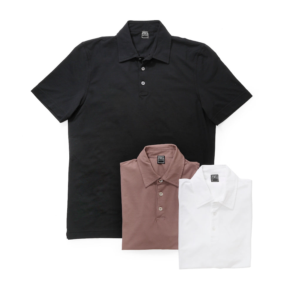 フェデリ / ストレッチ ショートスリーブ ポロシャツ(DRY JERSEY)/ALBY MM