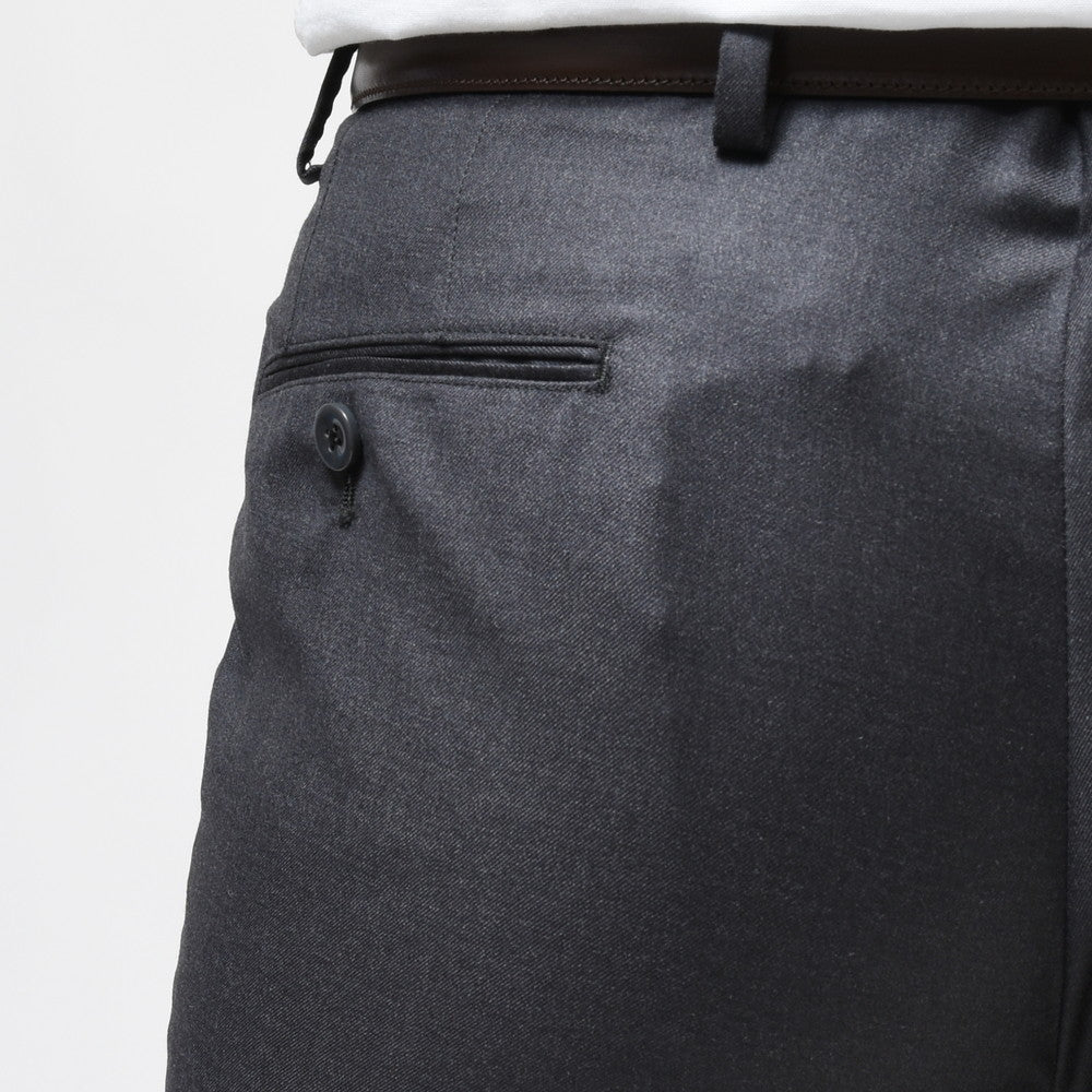 guji（グジ） SUPER150'sウールソリッド3B1プリーツスーツ (MADE BY RING JACKET / LoroPianaファブリック使用)【オールシーズン】