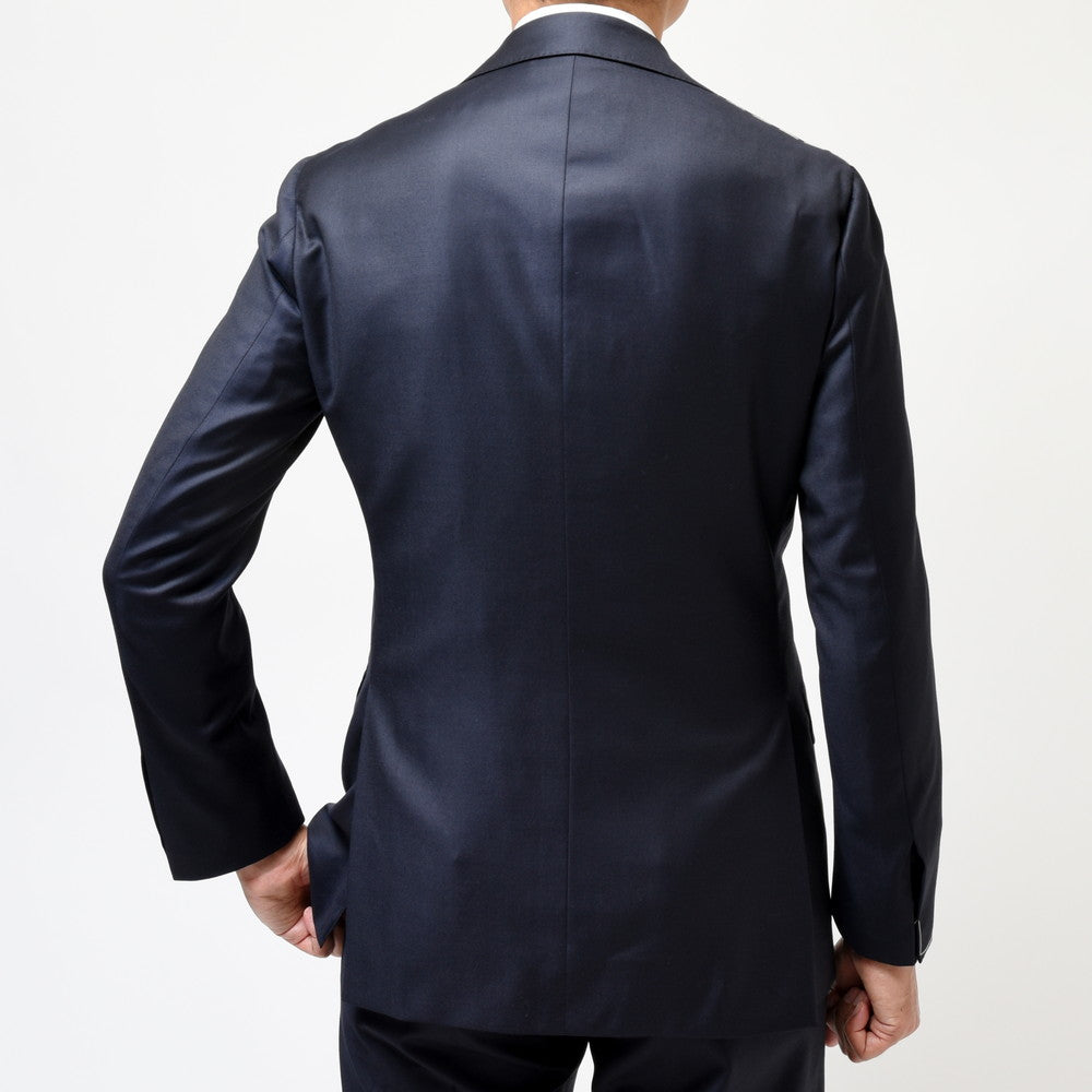 guji（グジ） SUPER150'sウールソリッド3B1プリーツスーツ (MADE BY RING JACKET / LoroPianaファブリック使用)【オールシーズン】