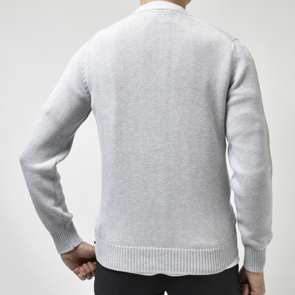 ZANONE（ザノーネ） 5ゲージソフトコットンリブニットカーディガン CARDIGAN/SLIM FIT/813188/ZM360 15602