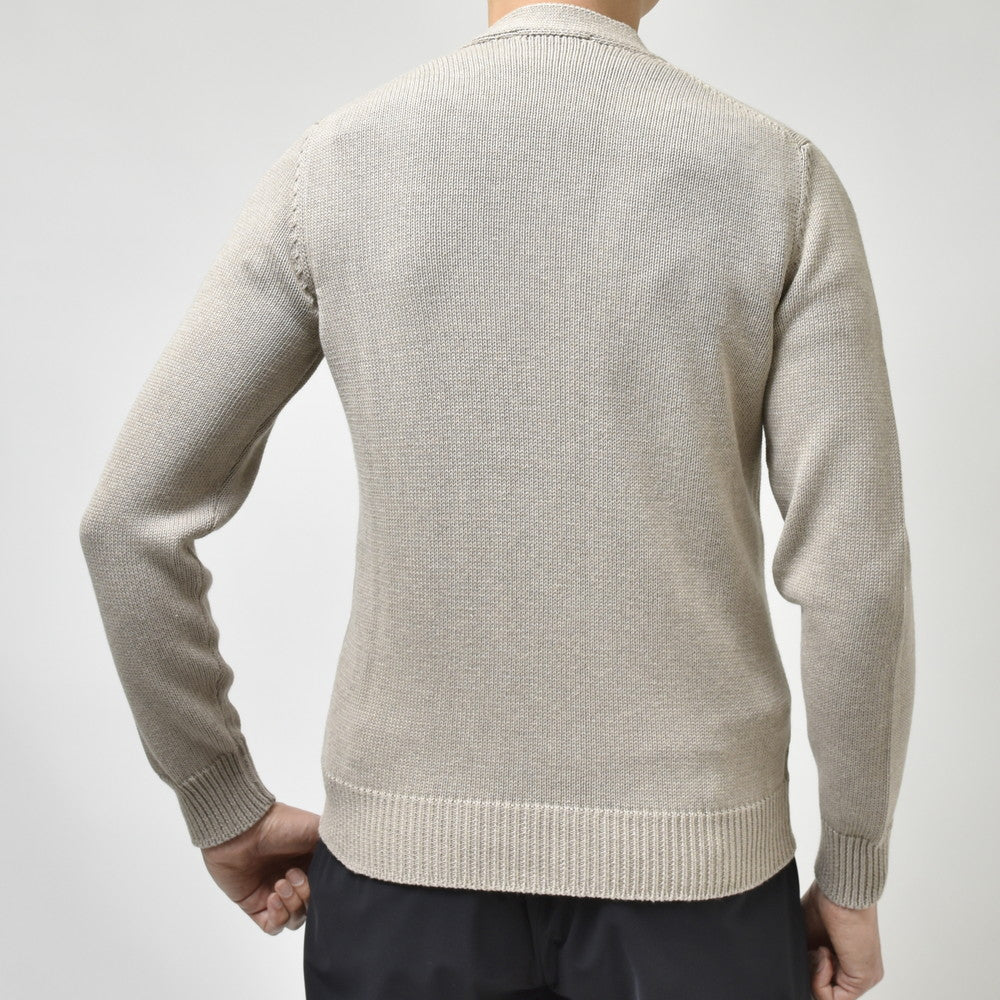 ZANONE（ザノーネ） 5ゲージソフトコットンリブニットカーディガン CARDIGAN/SLIM FIT/813188/ZM360 15602