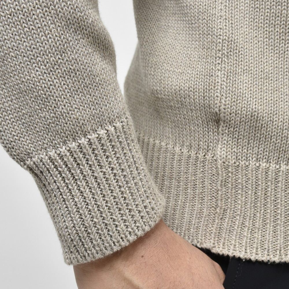 ZANONE（ザノーネ） 5ゲージソフトコットンリブニットカーディガン CARDIGAN/SLIM FIT/813188/ZM360 15602