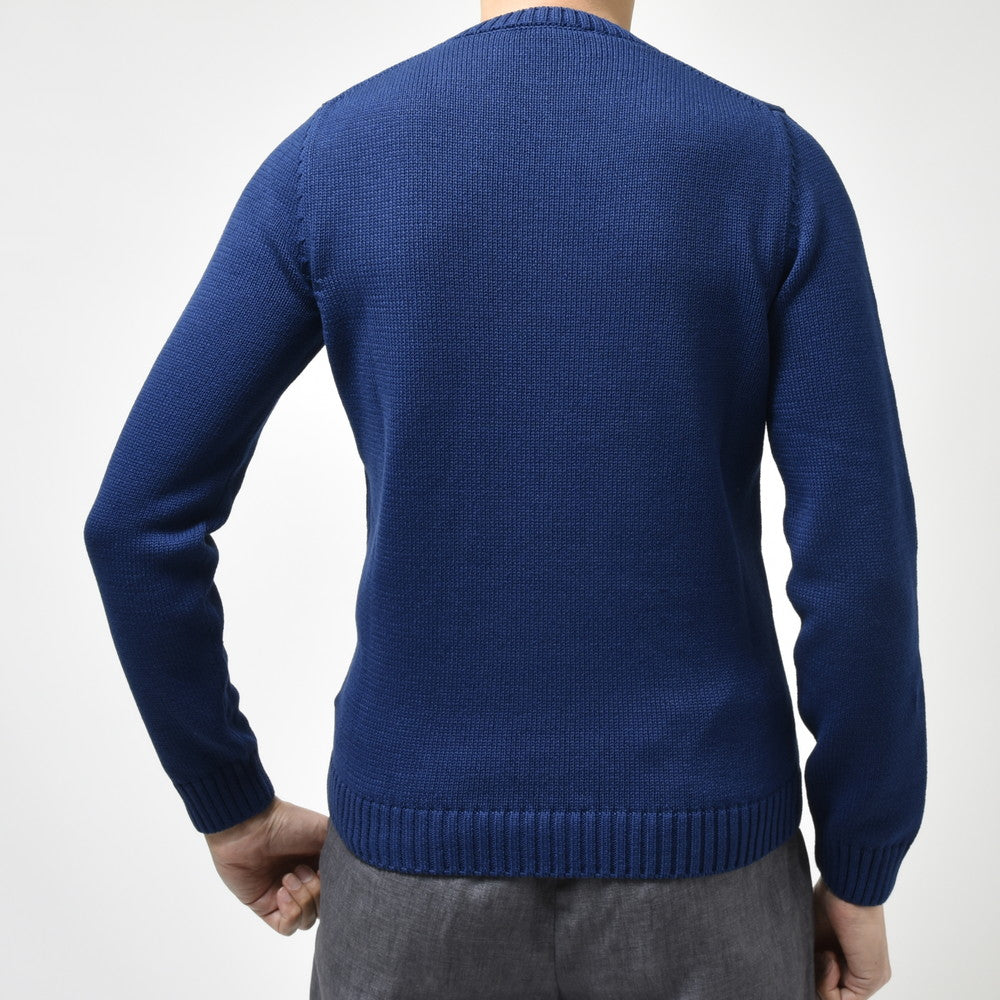 ZANONE（ザノーネ） 5ゲージコットンリブクルーネックニット GIRO/SLIM FIT/811258/ZM364 15412