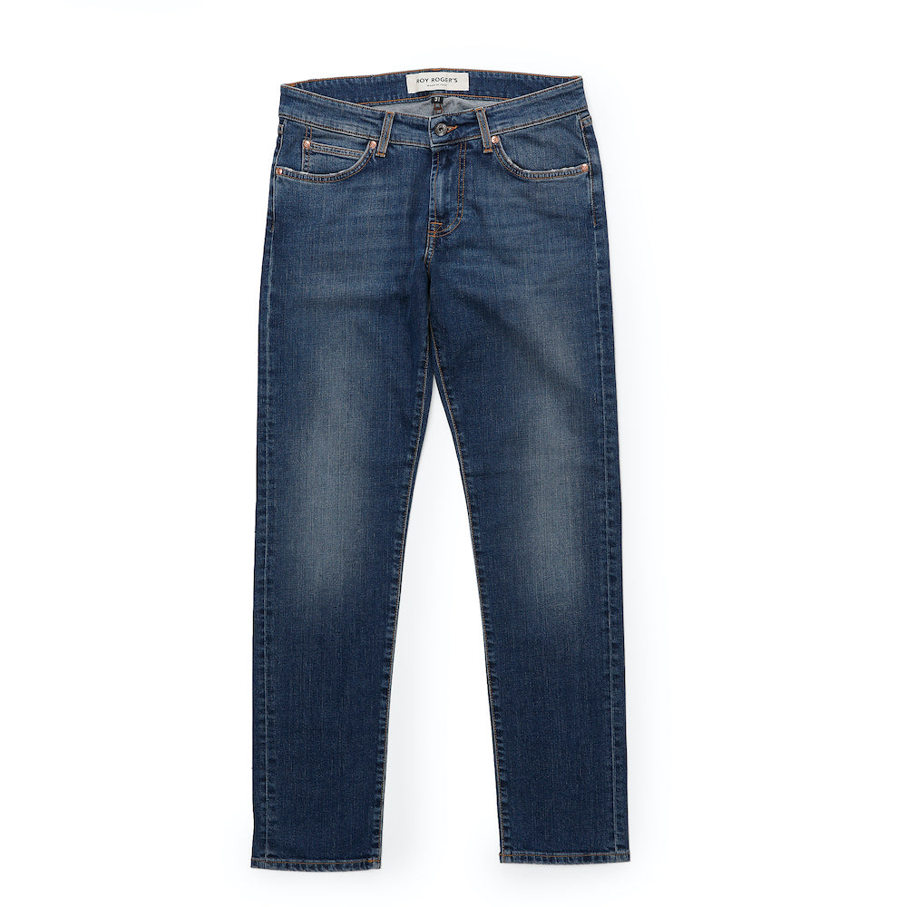 ロイ ロジャース / ストレッチ ブルーデニム パンツ/SLIM/Leonardo JP MAN Denim Elast