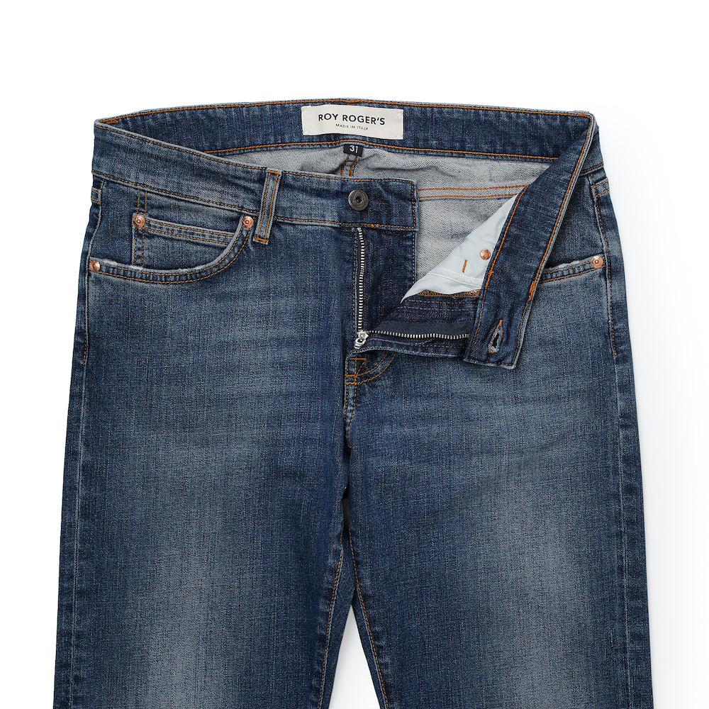 ロイ ロジャース / ストレッチ ブルーデニム パンツ/SLIM/Leonardo JP MAN Denim Elast