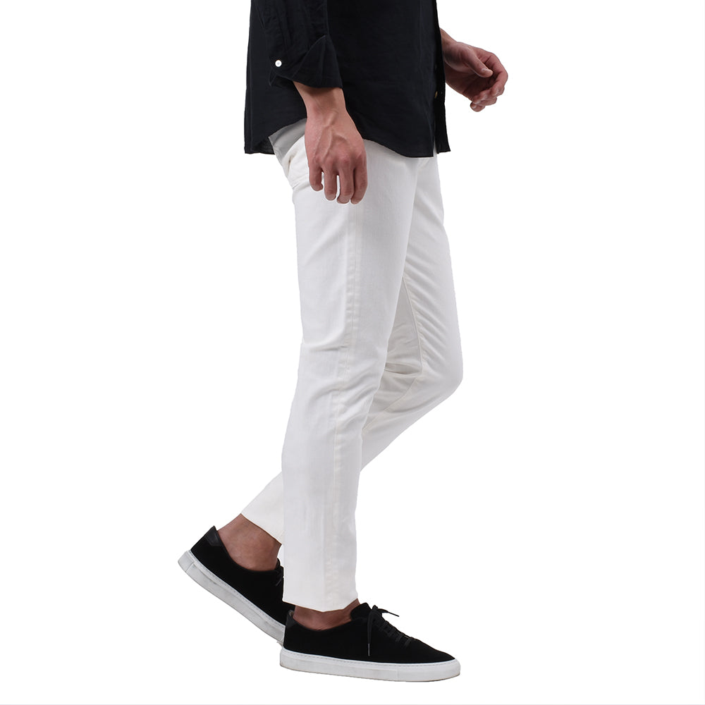 ロイ ロジャース / ストレッチ ホワイトデニム パンツ/SLIM/Leonardo JP MAN BULL ELAST