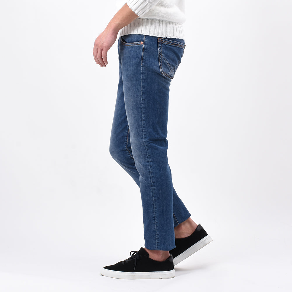 ロイ ロジャース / ストレッチ ブルーデニム パンツ/SLIM/Leonardo JP MAN Denim Elast