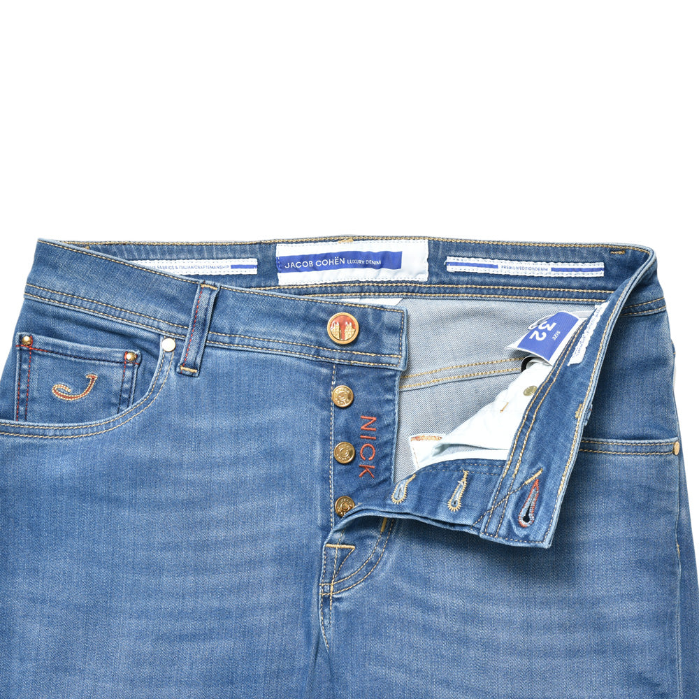 JACOB COHEN（ヤコブコーエン） NICKニック PREMIUM EDITION ウォッシュドレーヨンコットンリヨセルテーパードフィットデニム　Sicilia 226-12190　