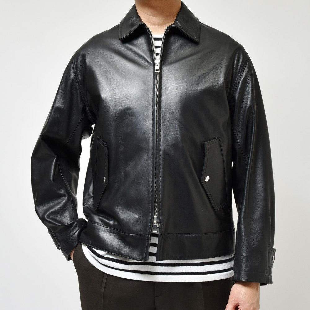 ADORNI（アドルニ） ラムレザーオーバーサイズドフライトジャケット AD4513
