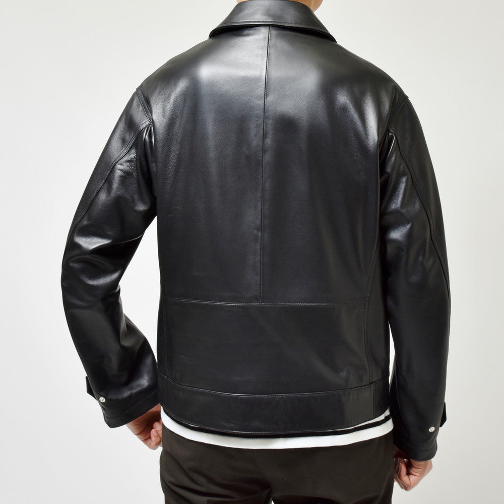 ADORNI（アドルニ） ラムレザーオーバーサイズドフライトジャケット AD4513