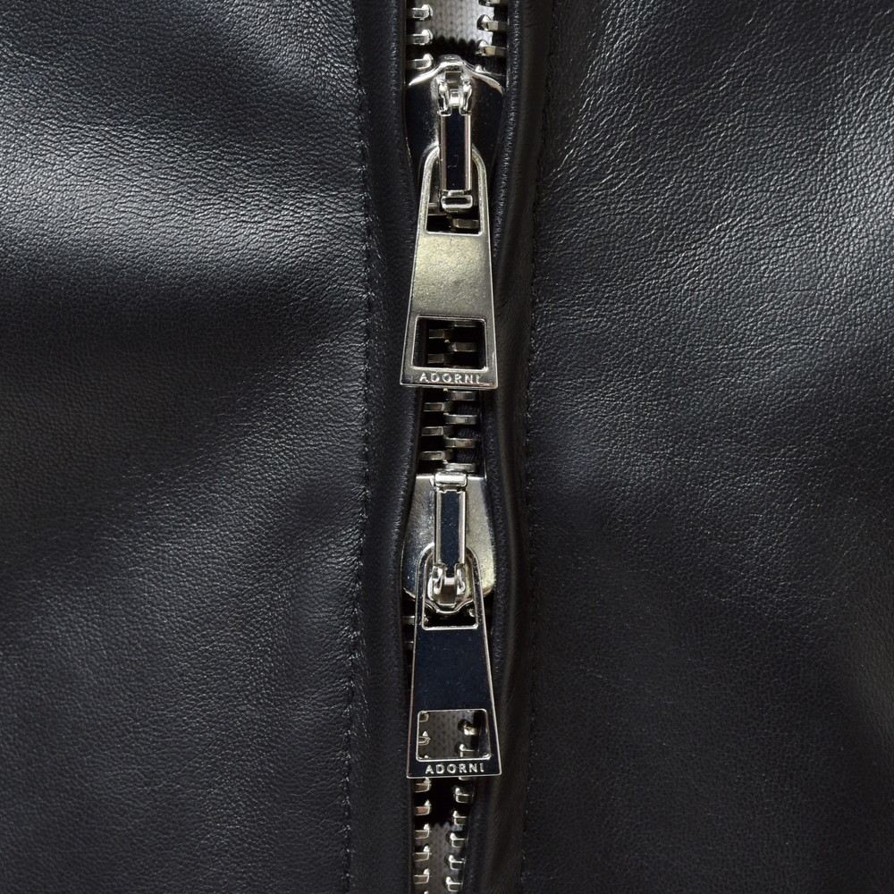 ADORNI（アドルニ） ラムレザーオーバーサイズドフライトジャケット AD4513