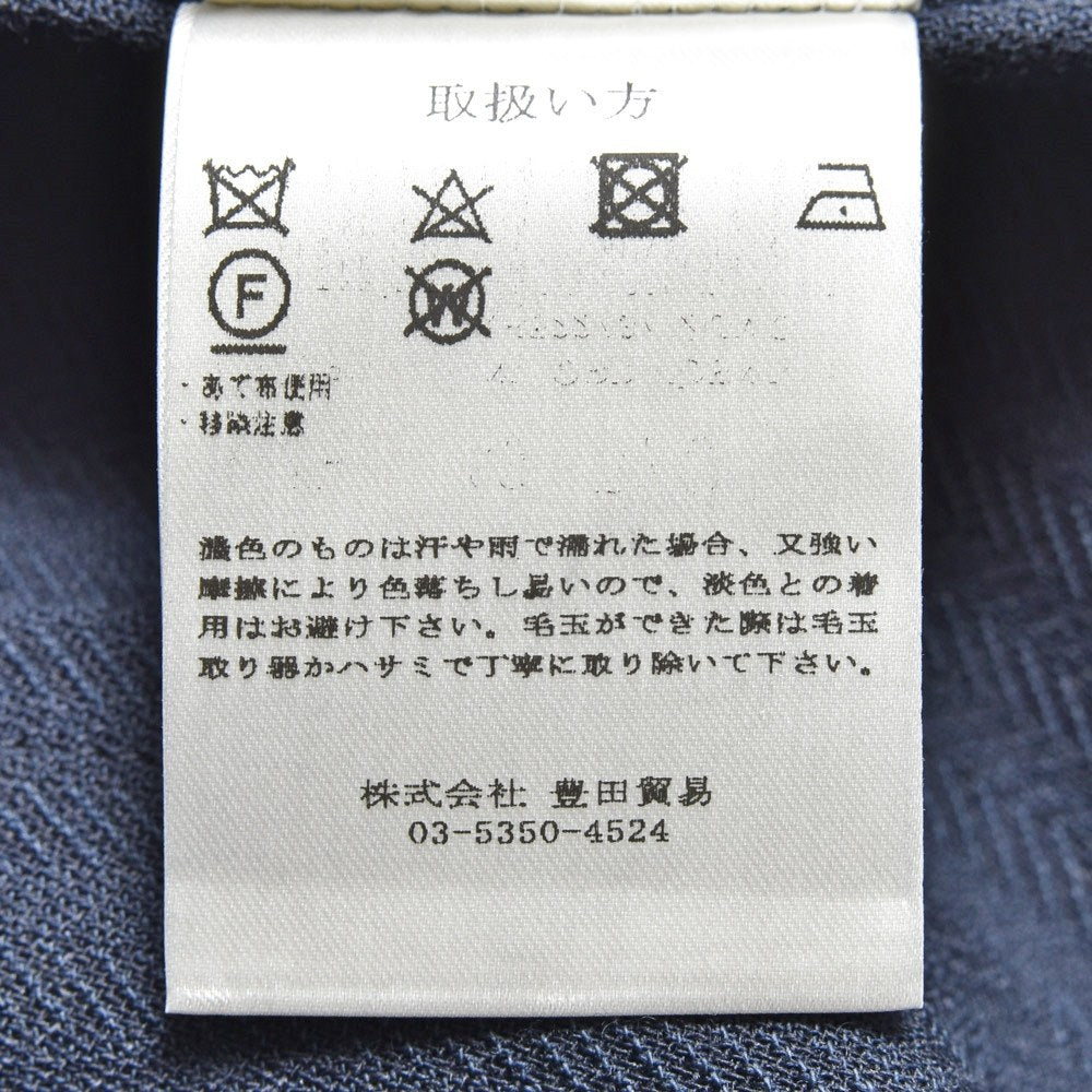 LARDINI（ラルディーニ） IZUMOイズモ ウールポリコットンへインボーンライトウェイトシャツジャケット JZIZUMO/EQSK62509