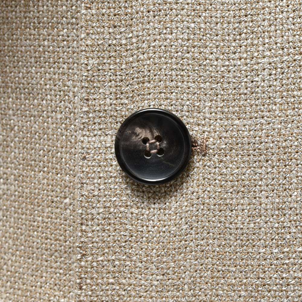 Alfonso Sirica（アルフォンソ シリカ） リネンナイロンホップサック4Bダブルジャケット 19A019