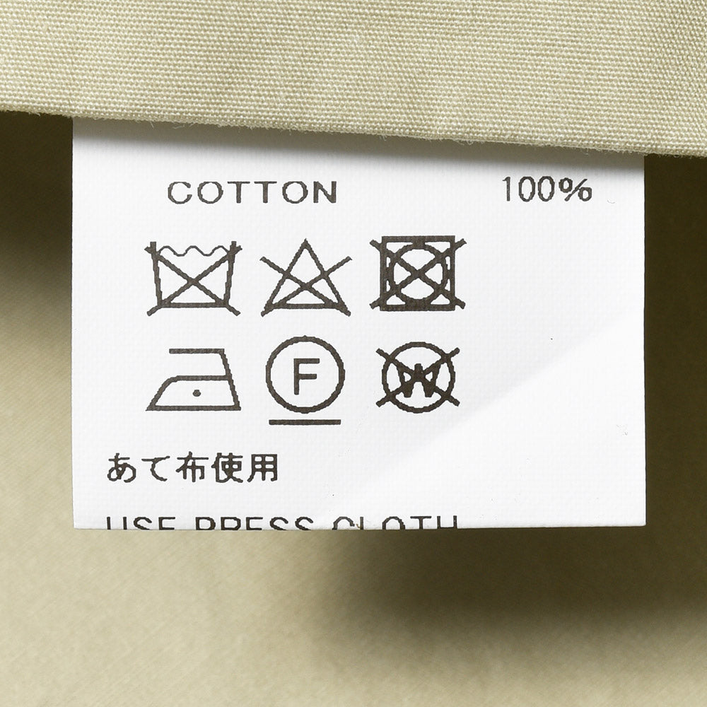 COHERENCE コヒーレンス GIANNI コットン ライトウエイトポプリン 撥水 ヨークスリーブ ドリズラージャケット