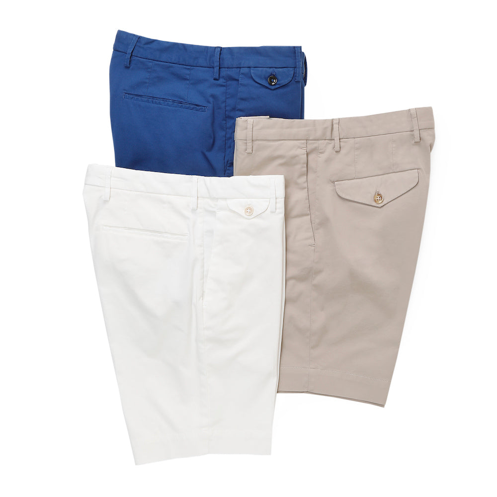 インコテックス / ストレッチ コットンツイル ノープリーツ ショーツ/SLIM FIT/1W0192 9098A