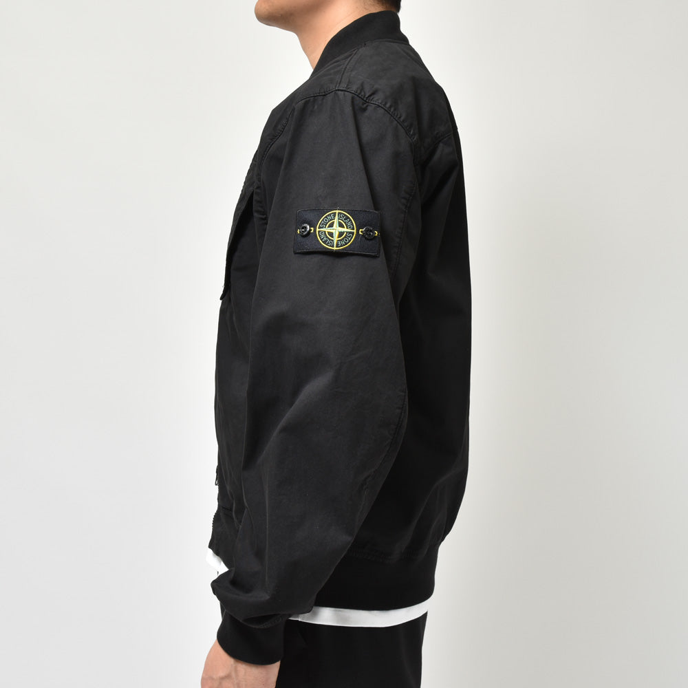STONE ISLAND(ストーンアイランド)  スーピマコットンストレッチツイルボマーブルゾン 80-154-25-10