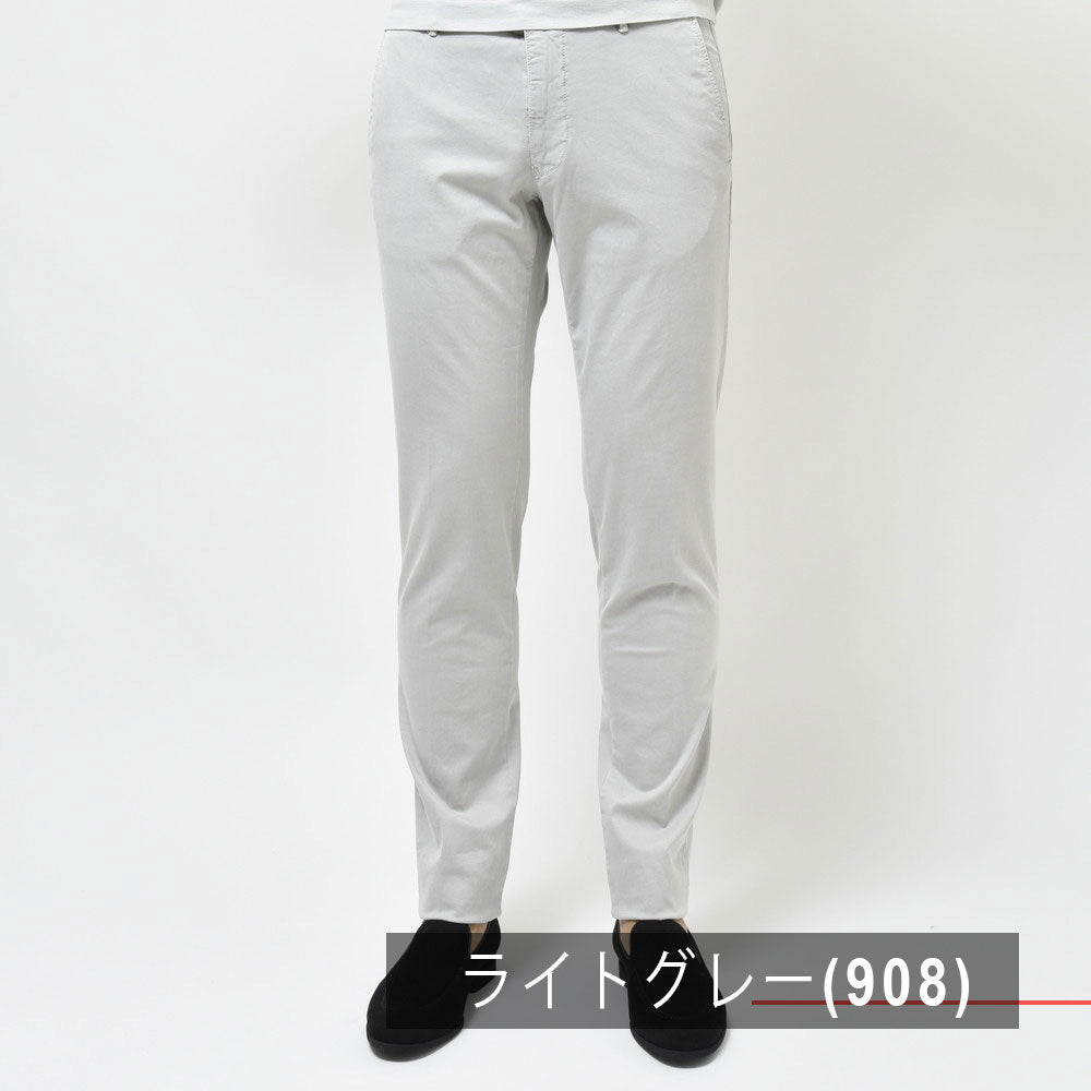 INCOTEX SLACKS（インコテックス スラックス） SLIM FIT ガーメントダイオーガニックコットンストレッチギャバジンテーパードパンツ 17S100-9664A