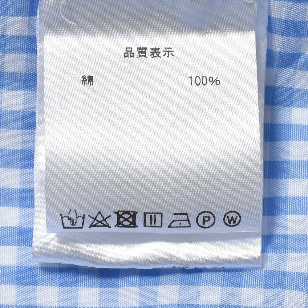 GUY ROVER ギローバー コットン ギンガムチェック ボタンダウンカラーシャツ