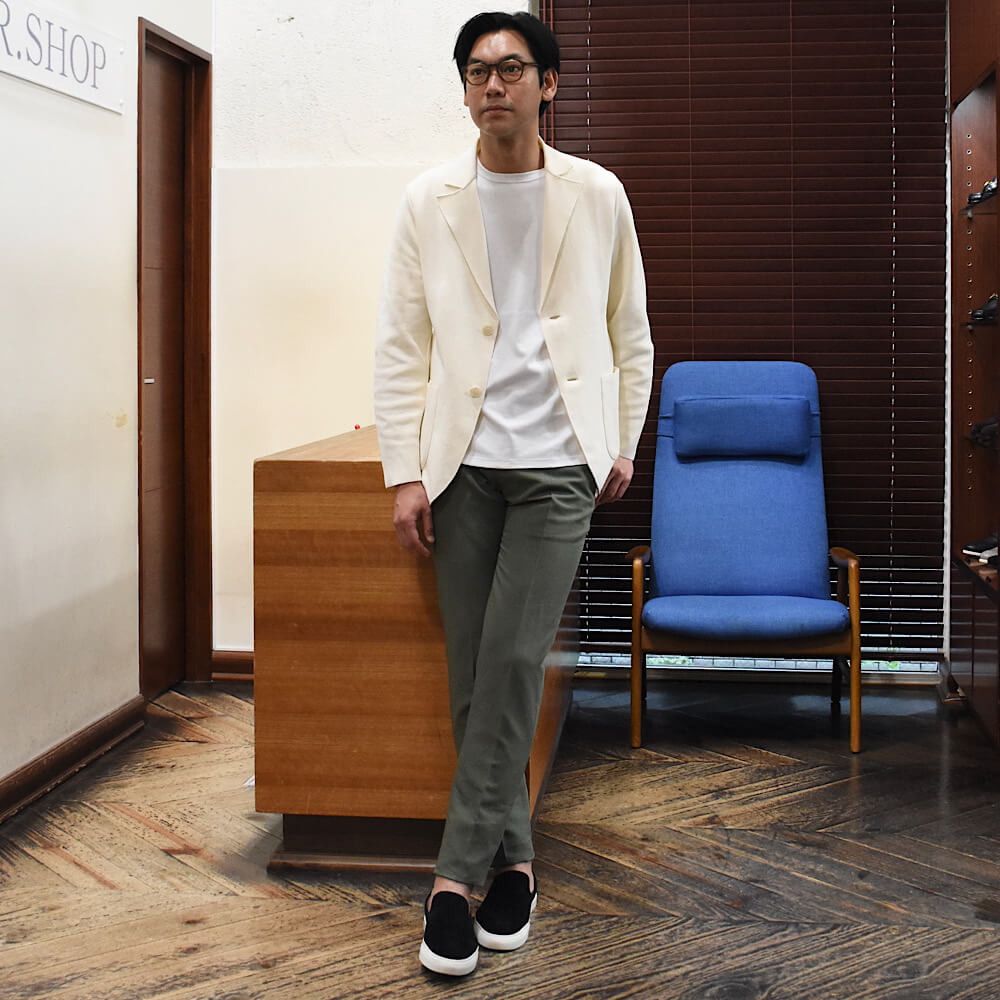 インコテックス / CHINOLINO(チノリノ) ノープリーツ パンツ/SLIM FIT/1W0030 9189A