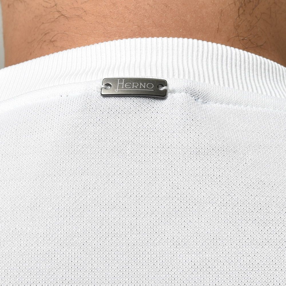 HERNO（ヘルノ） ジャージニットエフェクトS/Sクルーネックカットソー JG000206U-52059
