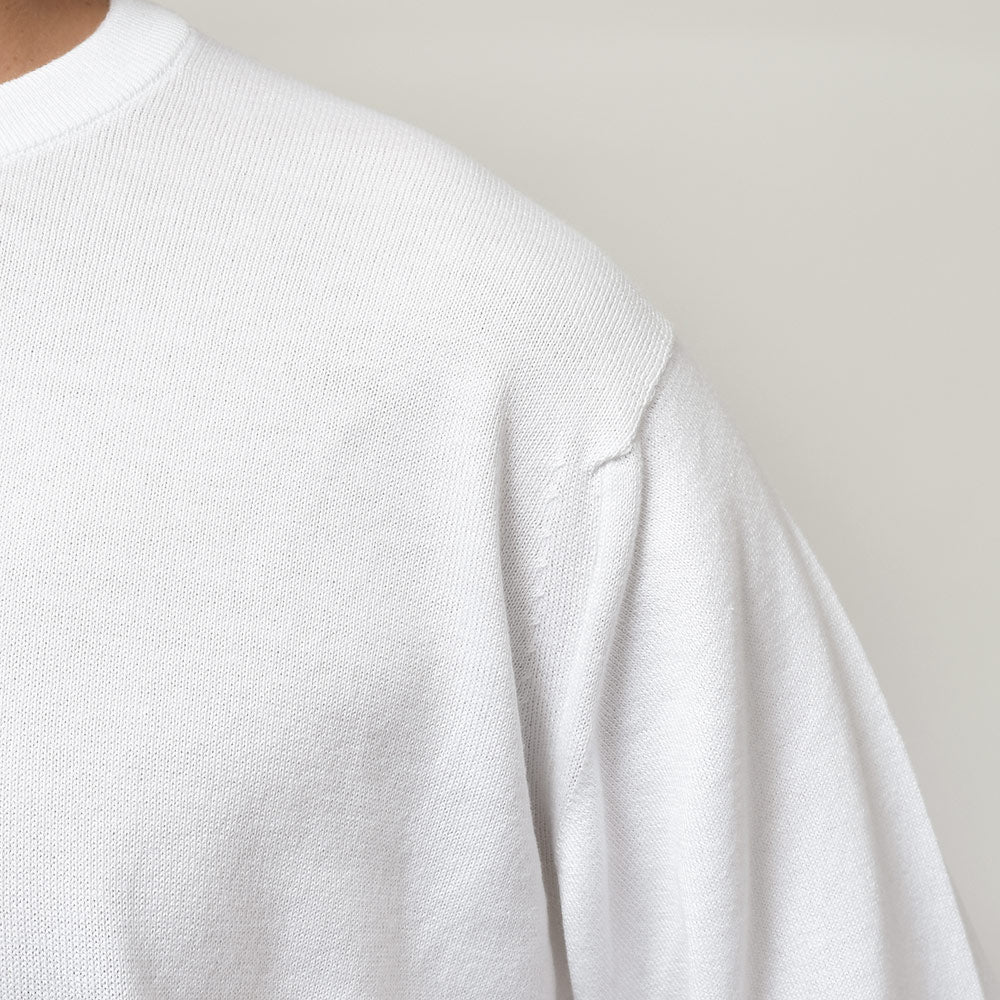 JOHN SMEDLEY ジョンスメドレー S4577 シーアイランドコットン 24ゲージ クルーネック ニット