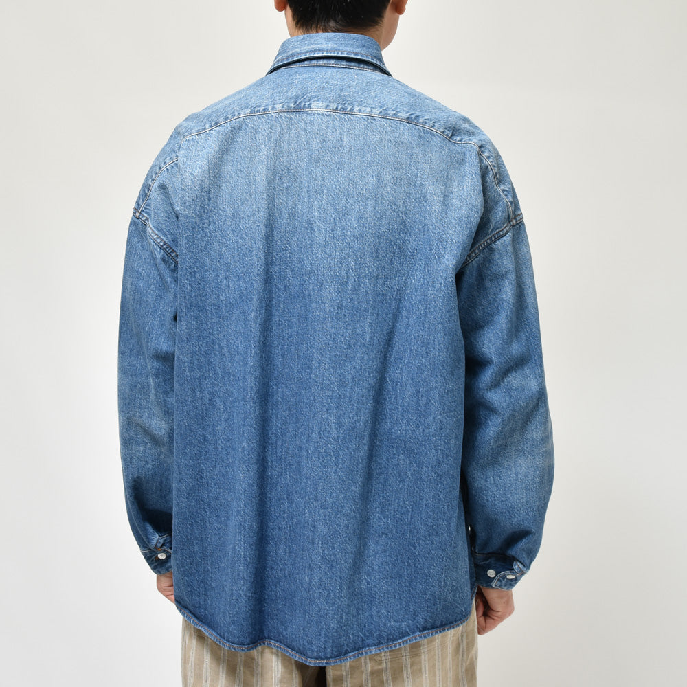 MARNI（マルニ） ウォッシュドコットンデニムシャツ CUJU0061S1 USCW24