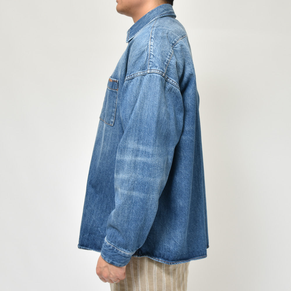 MARNI（マルニ） ウォッシュドコットンデニムシャツ CUJU0061S1 USCW24
