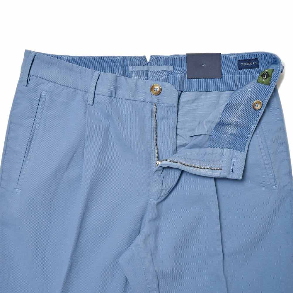 INCOTEX（インコテックス） TAPEREDFIT ウォッシャブルコットンリネンギャバジン1プリーツテーパードパンツ ZX541W-9355A/11585