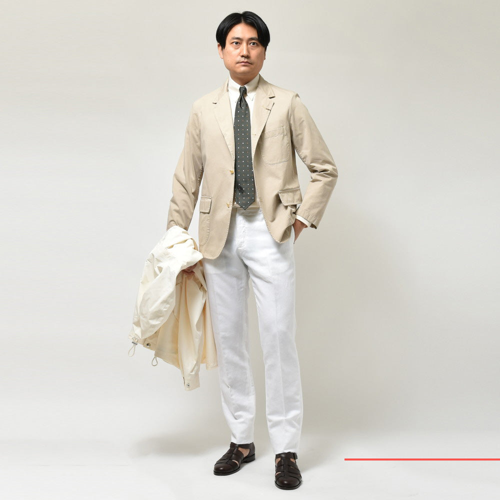 ORBIUM（オルビウム） WORKDRESS BLAZERワークドレスブレザー ガーメントダイコットンギャバジン3Bジャケット 6-B