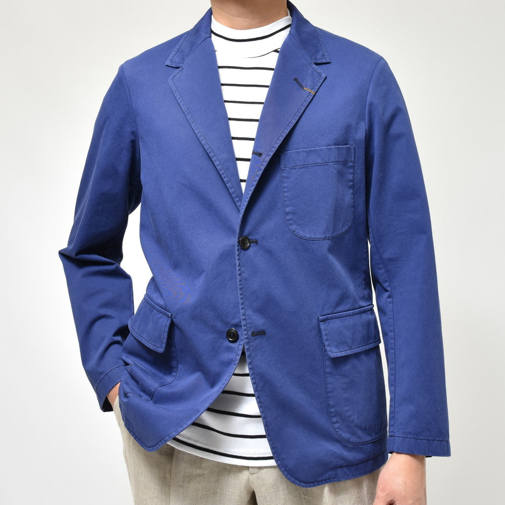 ORBIUM（オルビウム） WORKDRESS BLAZERワークドレスブレザー ガーメントダイコットンギャバジン3Bジャケット 6-B