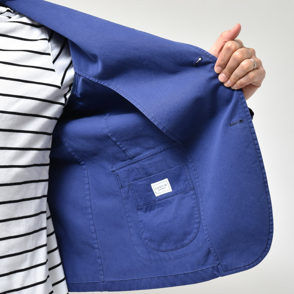 ORBIUM（オルビウム） WORKDRESS BLAZERワークドレスブレザー ガーメントダイコットンギャバジン3Bジャケット 6-B