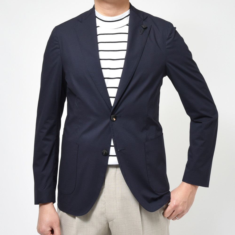 LARDINI（ラルディーニ） IZUMOイズモ コットンストレッチポプリンライトウェイトシャツジャケット AIZUMO427