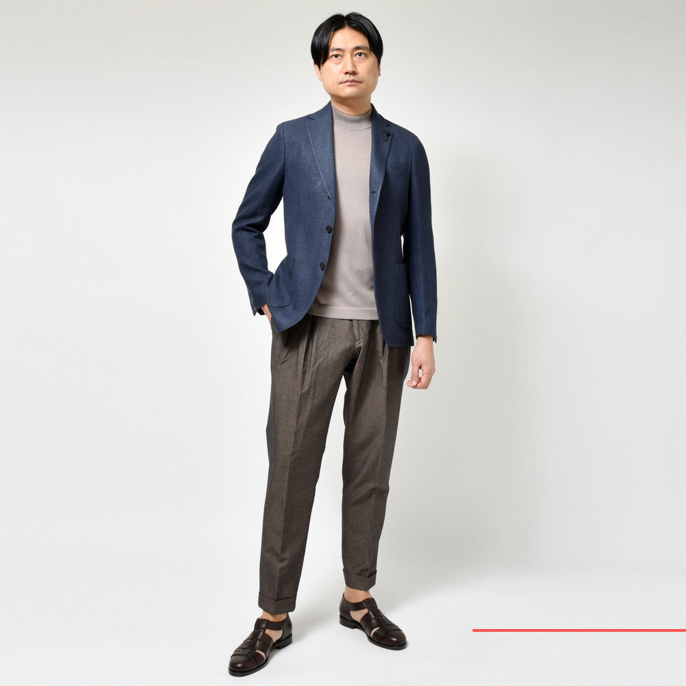 LARDINI（ラルディーニ） ADVANCEアドヴァンス シルクツィード3Bジャケット  A6000AQ525