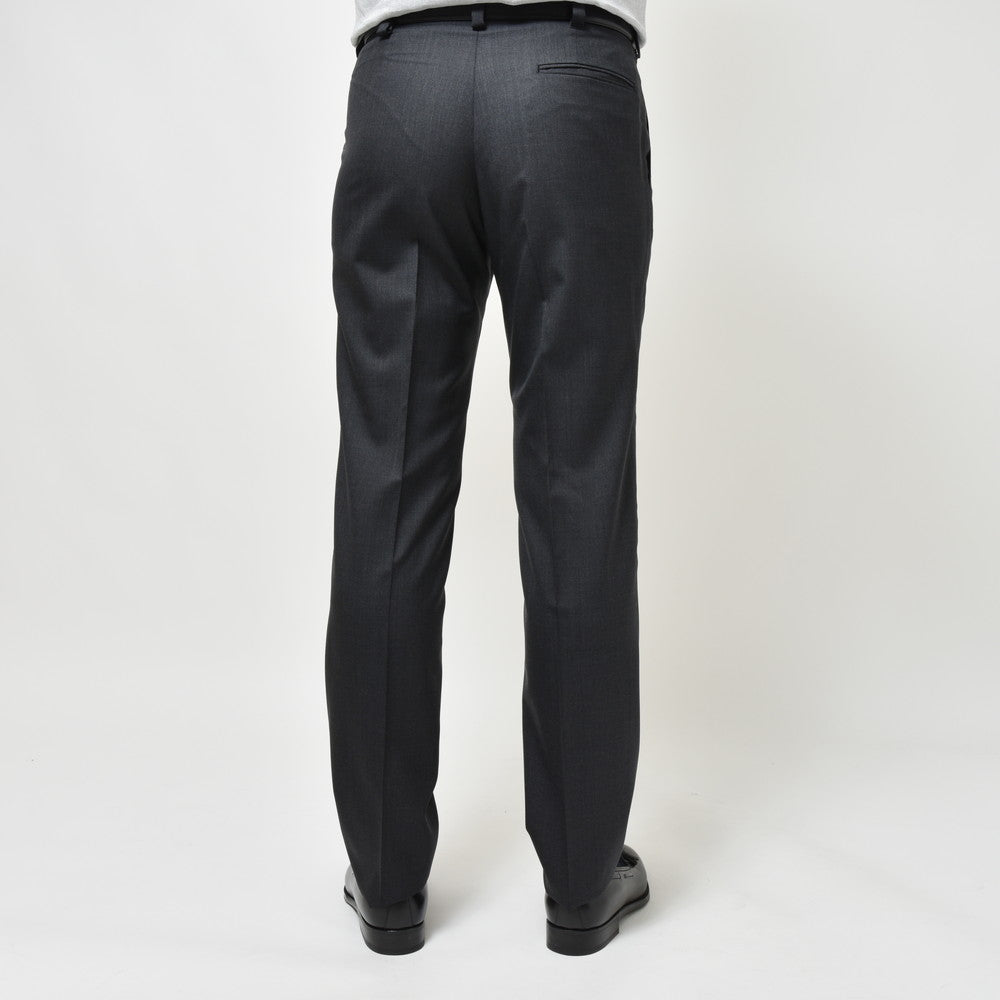 IGARASHI TROUSERS（五十嵐トラウザーズ） ウールトロピカル1プリーツスリムテーパードパンツ IGT/1OUTP/CNB