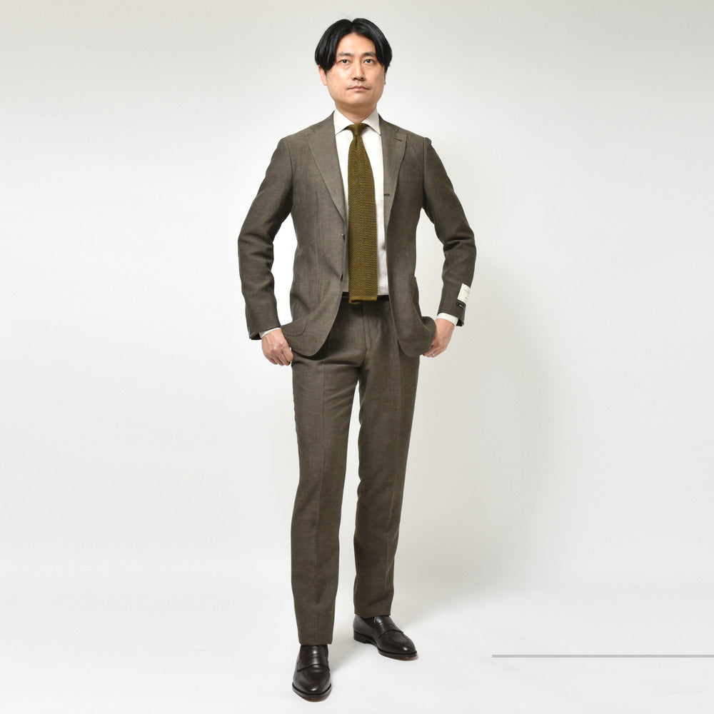 guji（グジ） ウールリネンリヨセル3Bジャケット(VITALE BARBERIS CANONICOファブリック使用)【春/夏】