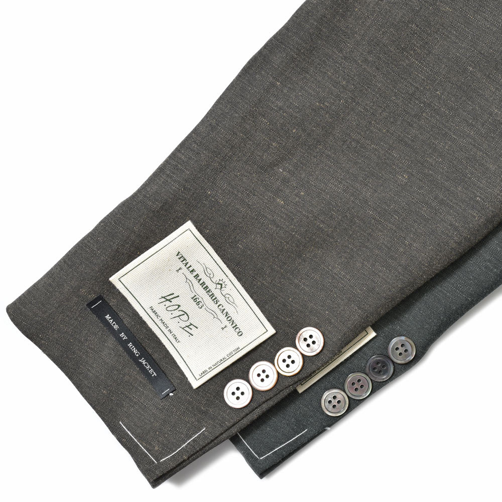 guji（グジ） ウールリネンリヨセル3Bジャケット(VITALE BARBERIS CANONICOファブリック使用)【春/夏】