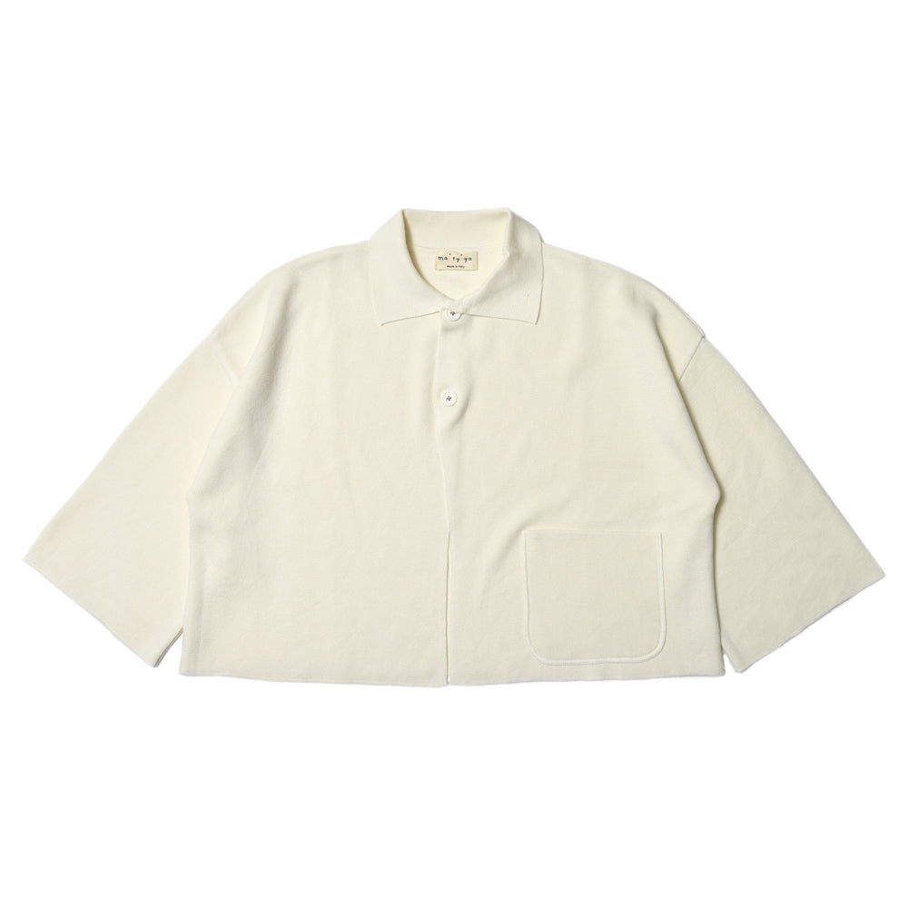 ma'ry'ya(マリア)<BR>YMK047 コットン ミラノリブニットジャケット