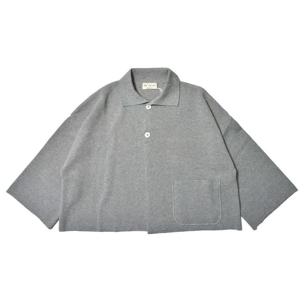ma'ry'ya(マリア)<BR>YMK047 コットン ミラノリブニットジャケット