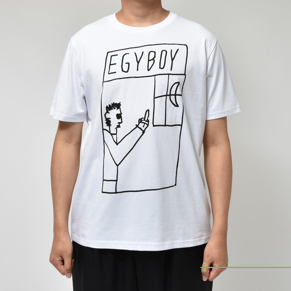 EGYBOY（エギーボーイ） コットンプリントクルーネックS/Sカットソー EB24119060