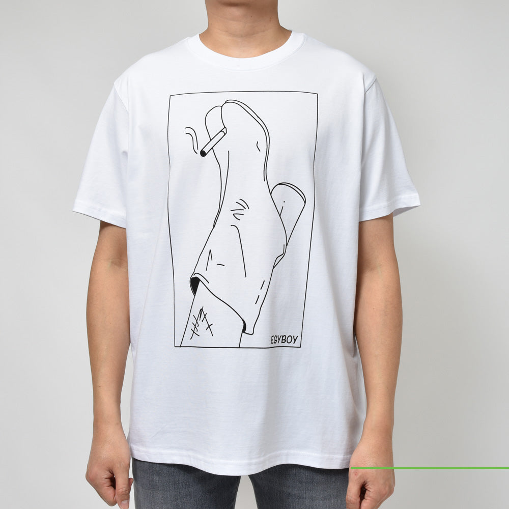 EGYBOY（エギーボーイ） コットンプリントクルーネックS/Sカットソー EB24119062