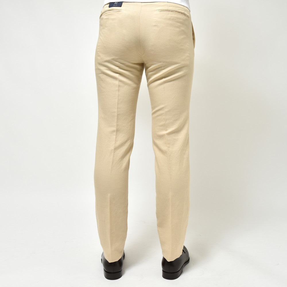 INCOTEX（インコテックス） SLIMFIT CHINO LINOチノリノ ガーメントダイリネンコットンテーパードパンツ 11575