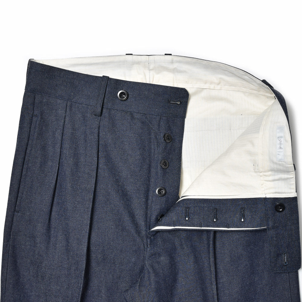 garoh（ガロウ） denim01 セルビッジデニムトラウザーズ