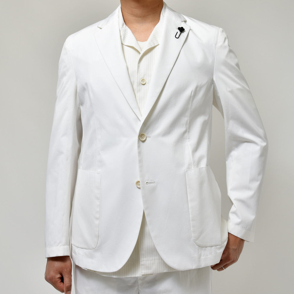 LARDINI（ラルディーニ） LIDOリド コットンポプリン2Bシャツジャケット ALID0840