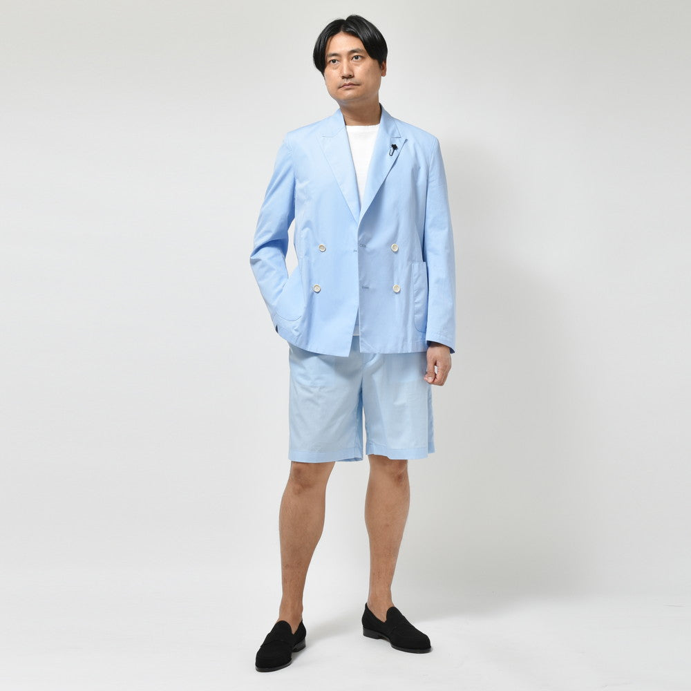 LARDINI（ラルディーニ） SANDサンド コットンポプリン4Bダブルシャツジャケット ASAND787/840