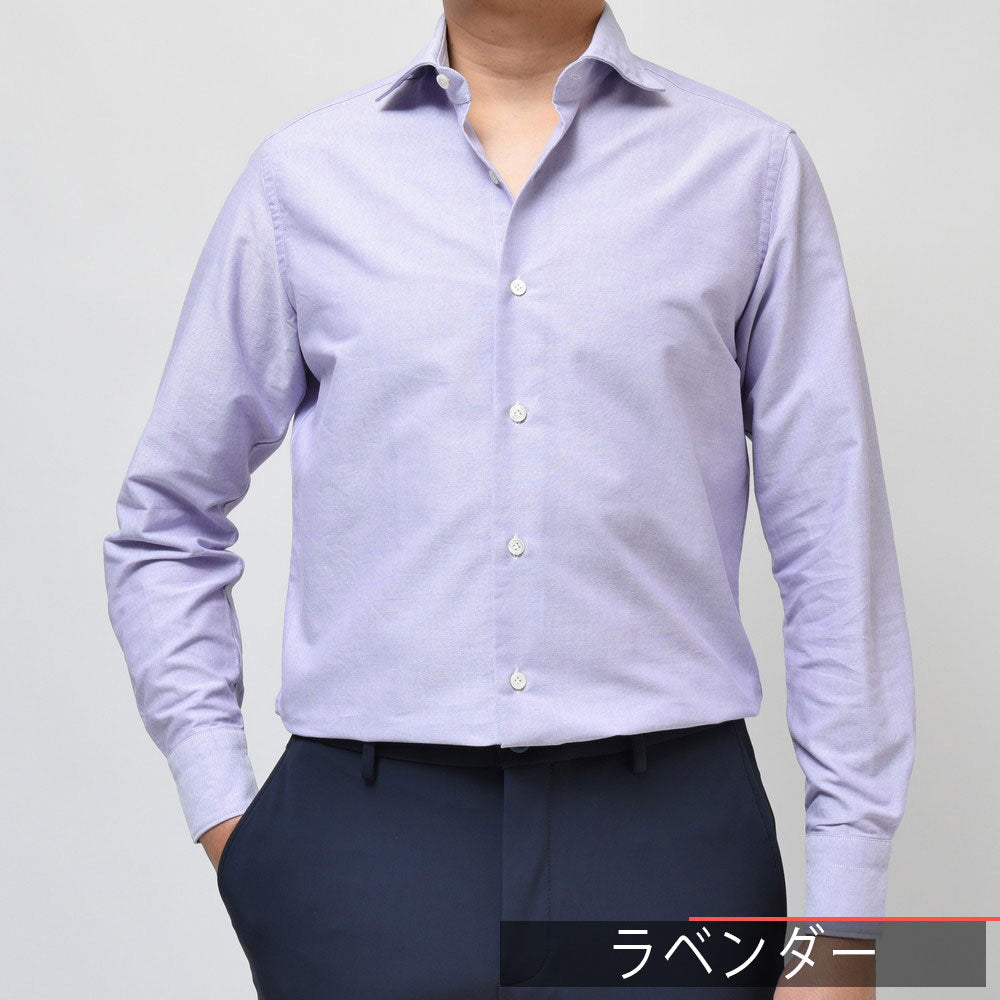 Giannetto（ジャンネット） コットンピンオックスセミワイドカラーシャツ VINCI FIT/146600V81