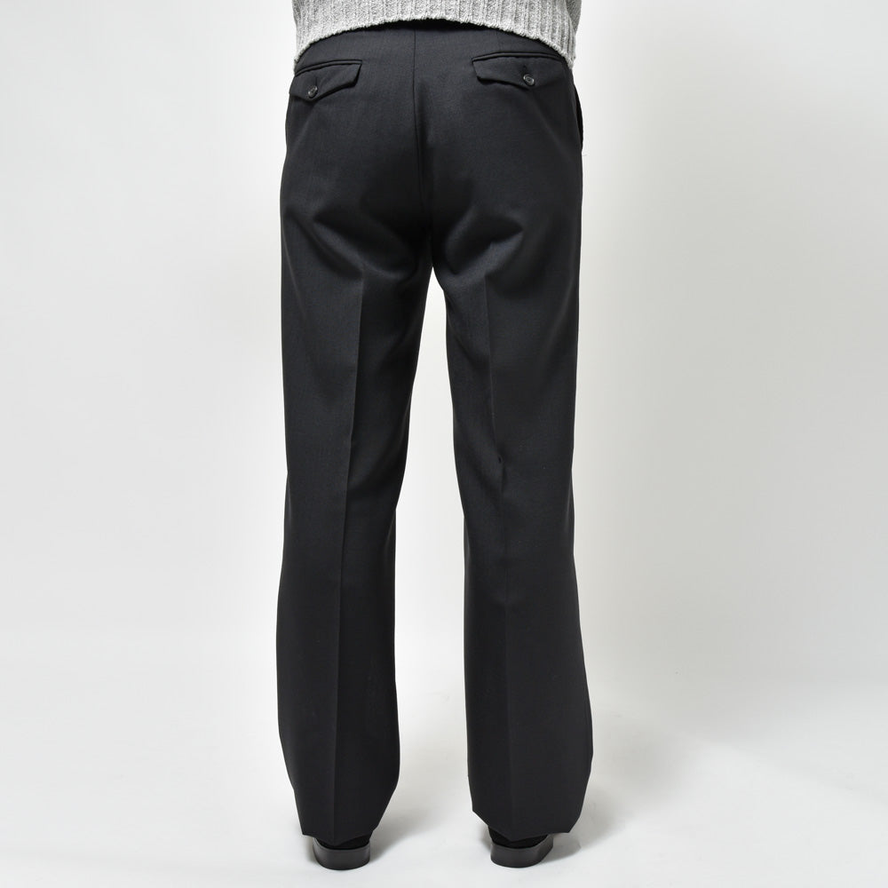 HUSBANDS（ハズバンズ） ウールソリッドストレートパンツ H10 PAJD WOBK