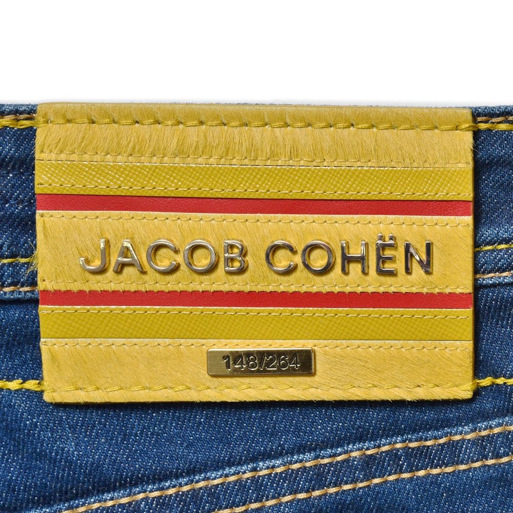 JACOB COHEN（ヤコブコーエン） BARDバード LIMITED EDITION ヴィンテージウォッシュテーパードフィットストレッチセルビッジデニム 12331/S3619/732D